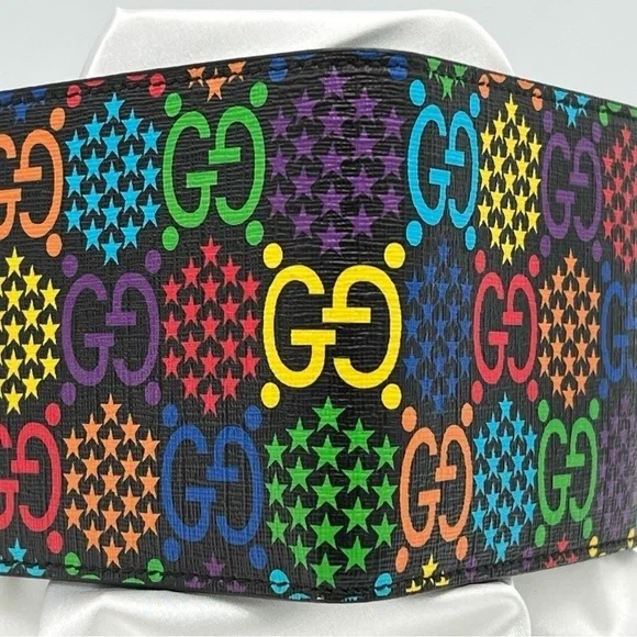 GUCCI GG Supreme Monogram Psychedelic Bi-Fold Wallet Black Multicolor LIKE NEW - Picture 8 of 9